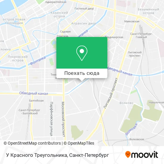 Карта У Красного Треугольника