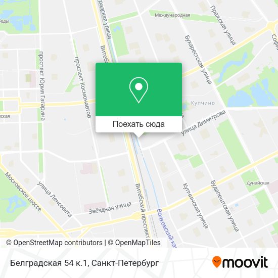 Карта Белградская 54 к.1