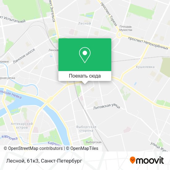 Карта Лесной, 61к3