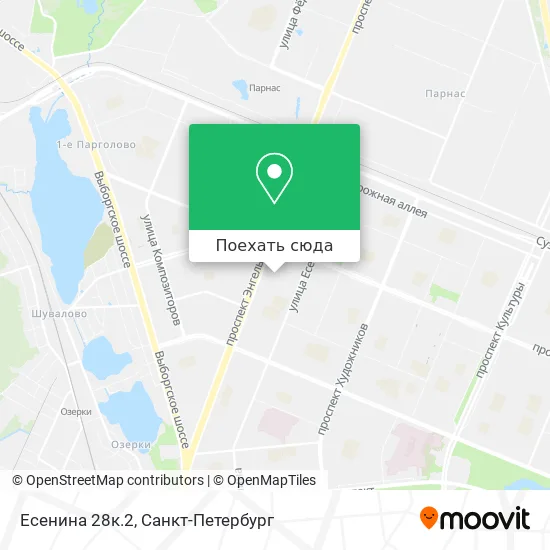 Карта Есенина 28к.2