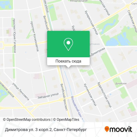Карта Димитрова ул. 3 корп.2