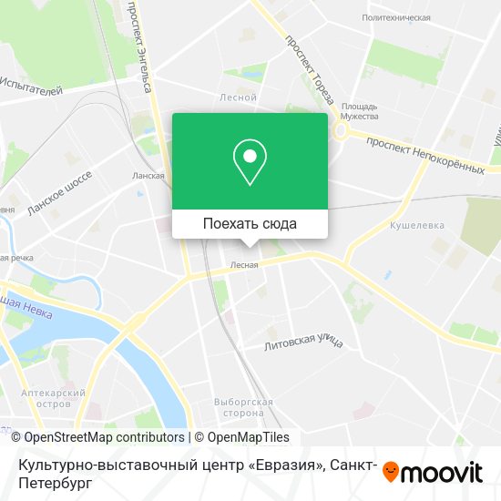 Карта Культурно-выставочный центр «Евразия»