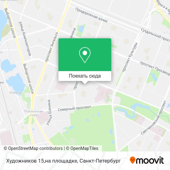 Карта Художников 15,на площадке