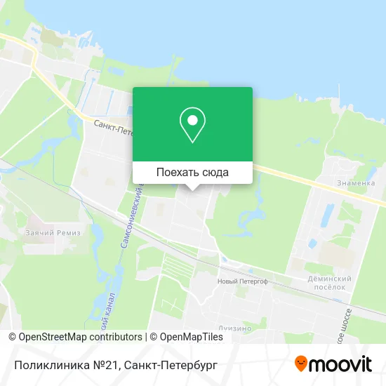 Карта Поликлиника №21