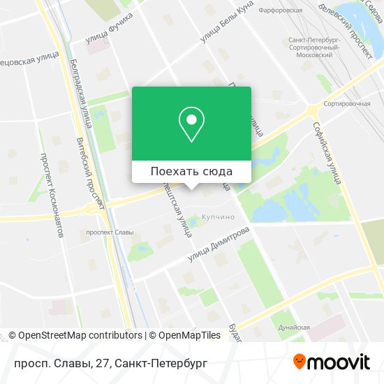 Карта просп. Славы, 27