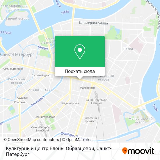 Карта Культурный центр Елены Образцовой