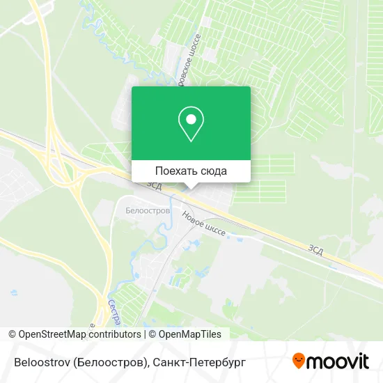 Карта Beloostrov (Белоостров)