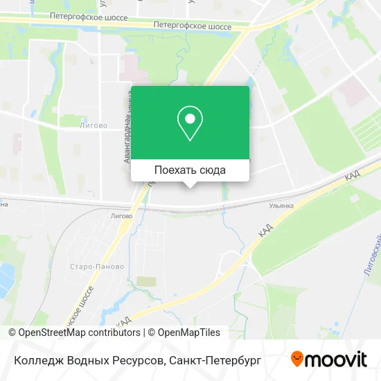 Карта Колледж Водных Ресурсов