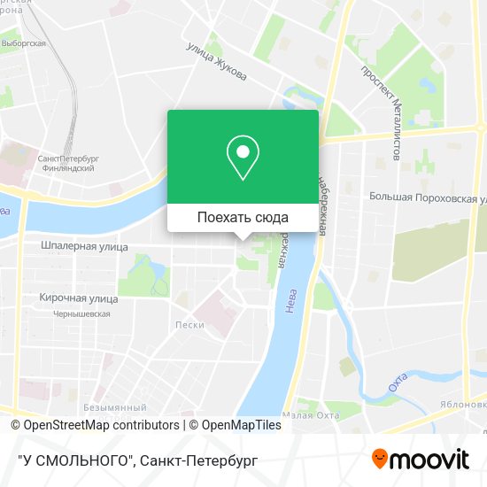 Карта "У СМОЛЬНОГО"