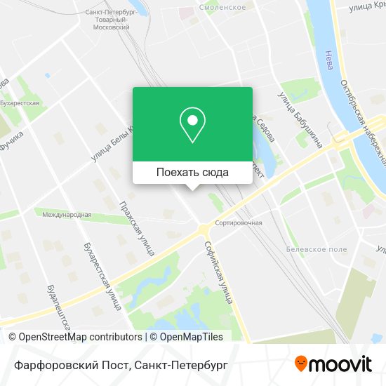 Карта Фарфоровский Пост