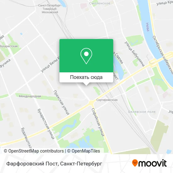 Карта Фарфоровский Пост