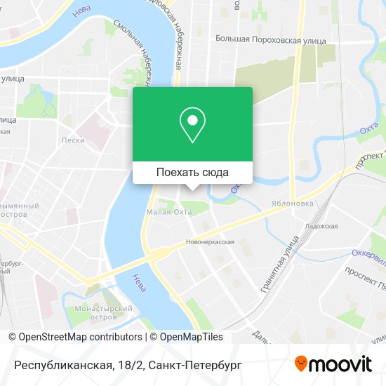 Карта Республиканская, 18/2