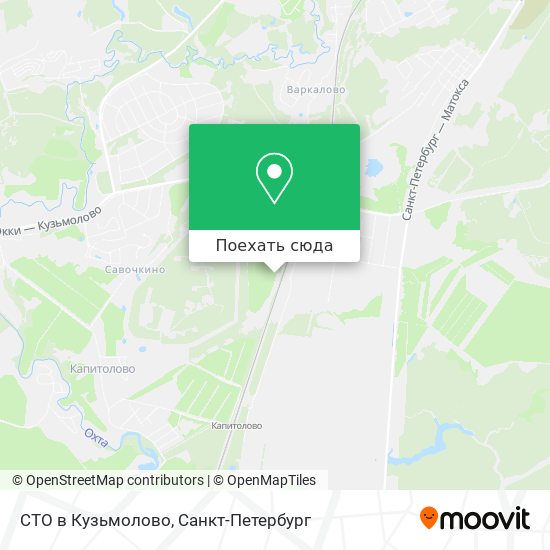 Карта СТО в Кузьмолово