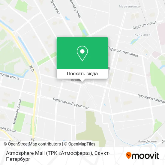 Карта Atmosphere Mall (ТРК «Атмосфера»)