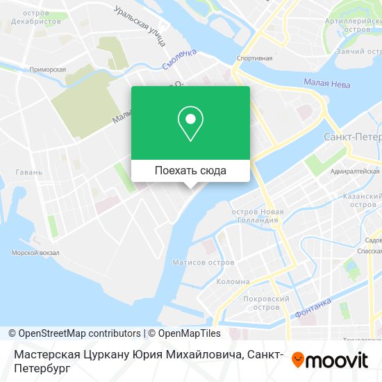 Карта Мастерская Цуркану Юрия Михайловича