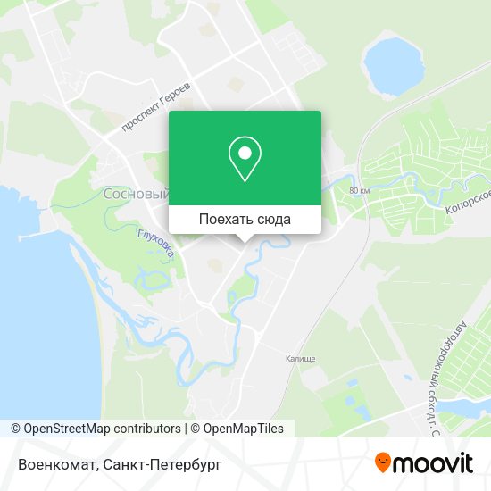 Карта Военкомат
