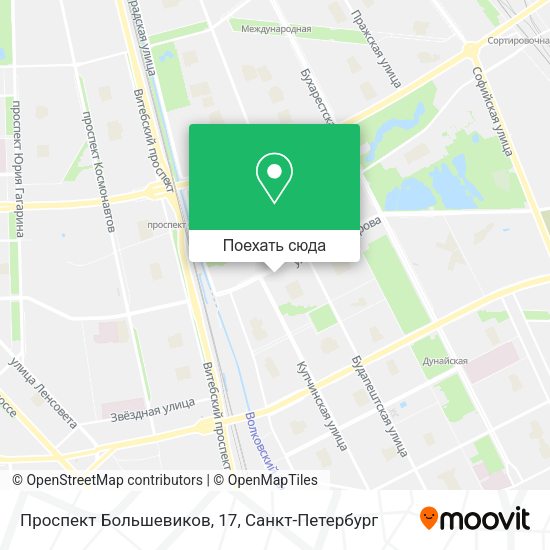 Карта Проспект Большевиков, 17
