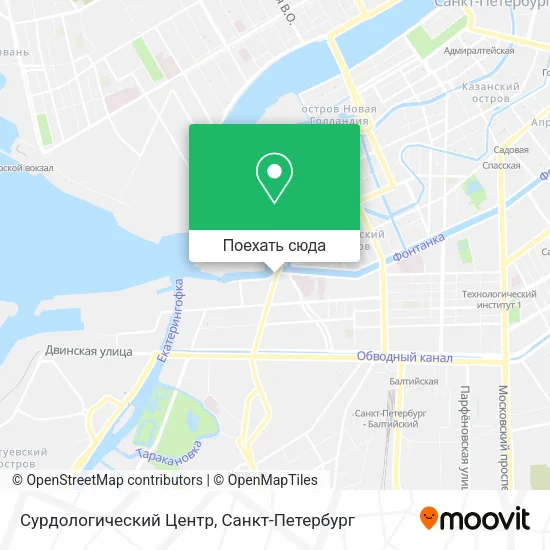 Карта Сурдологический Центр