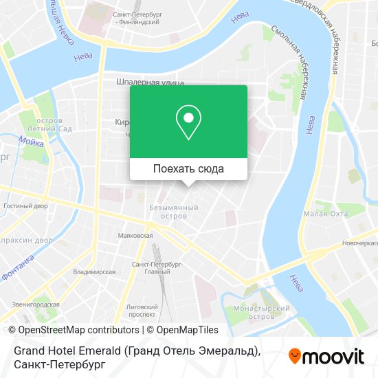 Карта Grand Hotel Emerald (Гранд Отель Эмеральд)