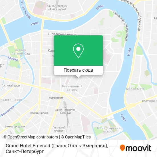 Карта Grand Hotel Emerald (Гранд Отель Эмеральд)