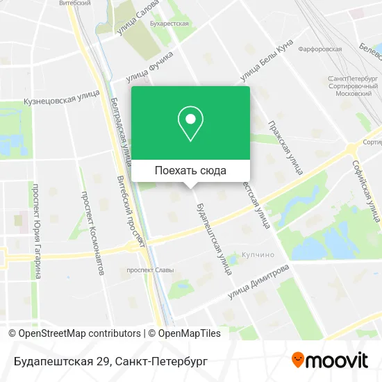 Карта Будапештская 29