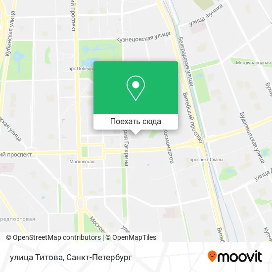 Карта улица Титова