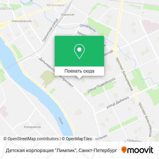 Карта Детская корпорация "Лимпик"