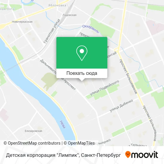 Карта Детская корпорация "Лимпик"