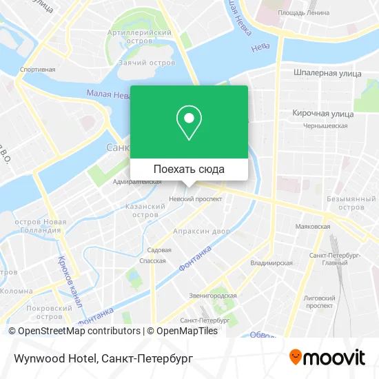 Карта Wynwood Hotel