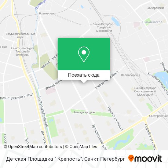 Карта Детская Площадка " Крепость"