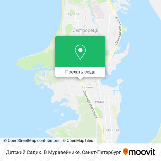 Карта Детский Садик. В Муравейнике