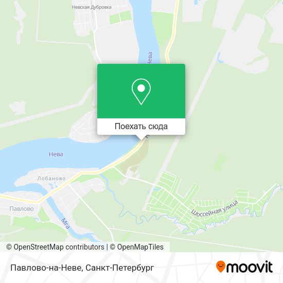 Карта Павлово-на-Неве