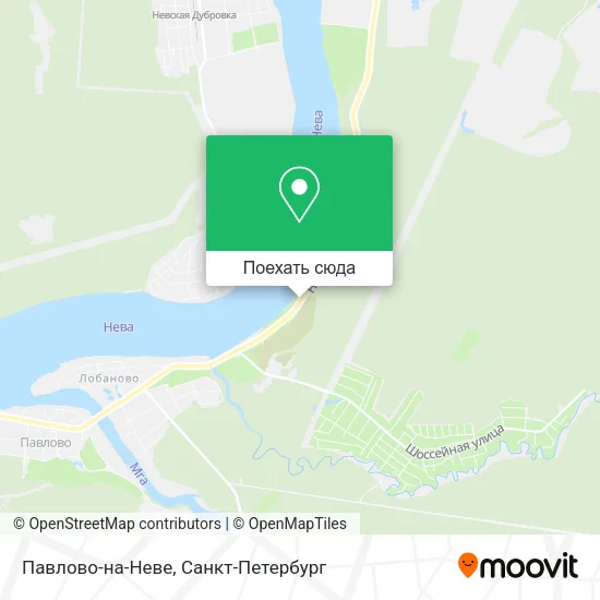 Карта Павлово-на-Неве