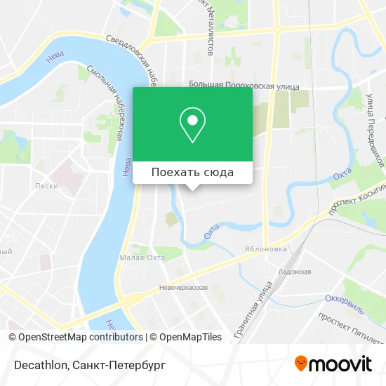 Карта Decathlon