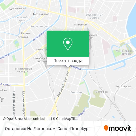 Карта Остановка На Лиговском