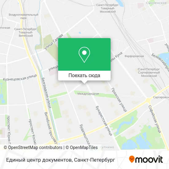Карта Единый центр документов