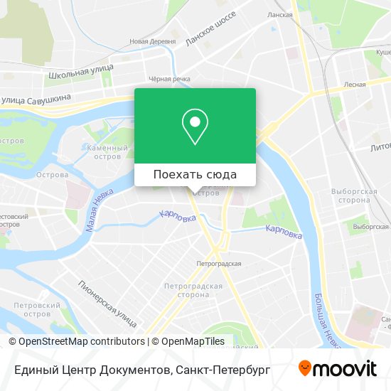 Карта Единый Центр Документов