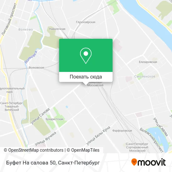 Карта Буфет На салова 50
