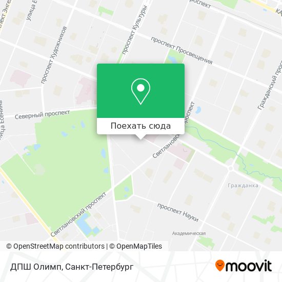 Карта ДПШ Олимп