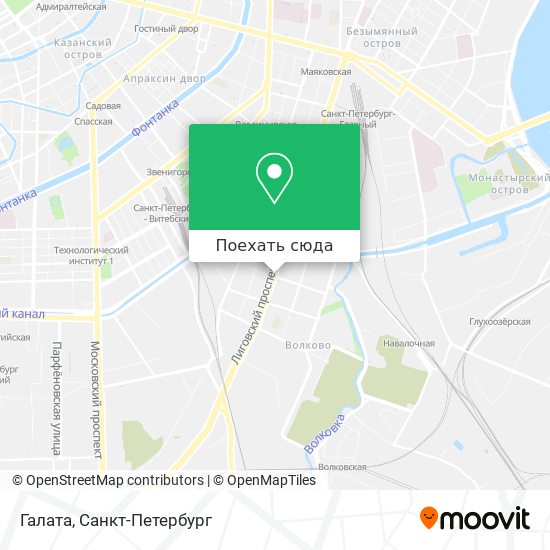 Карта Галата