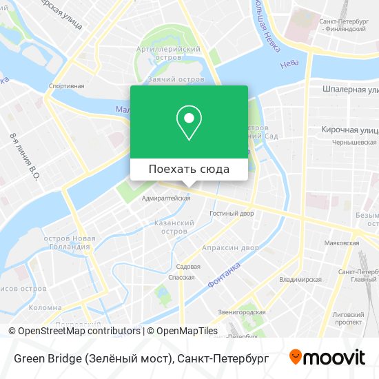Карта Green Bridge (Зелёный мост)