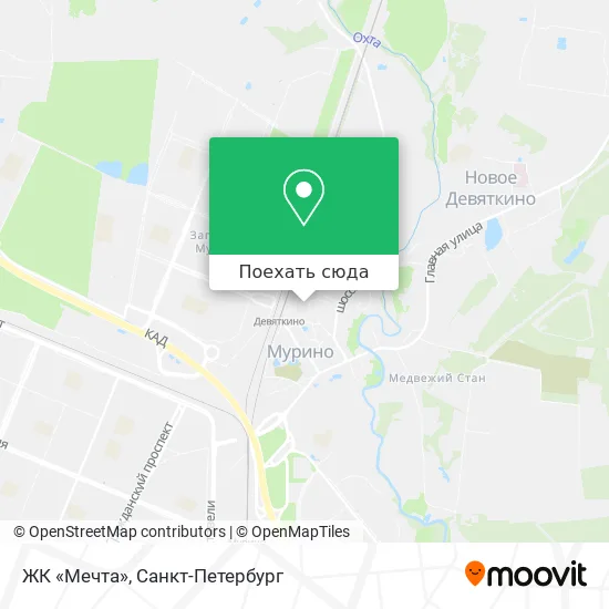 Карта ЖК «Мечта»