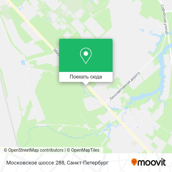 Карта Московское шоссе 288