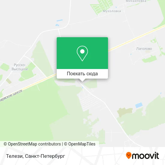 Карта Телези