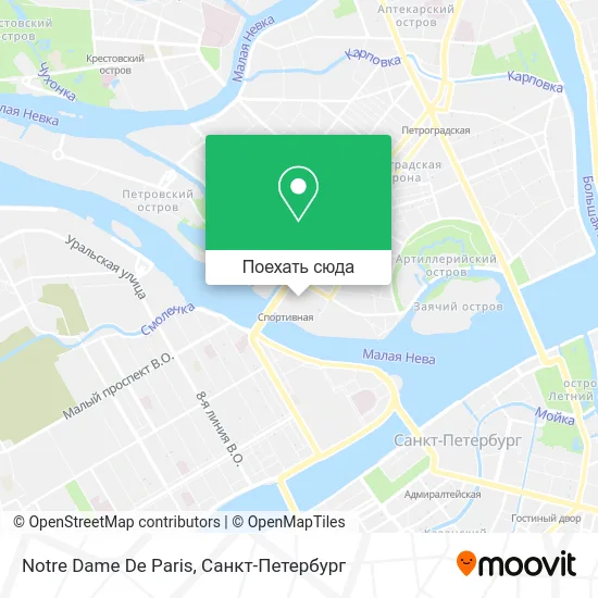 Карта Notre Dame De Paris