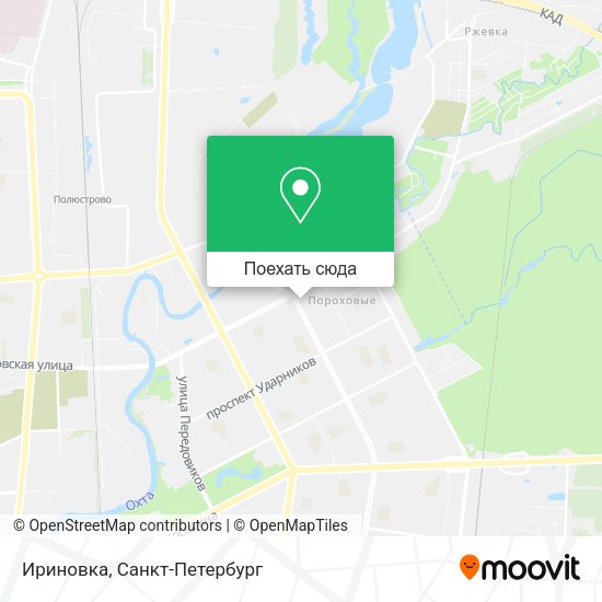 Карта Ириновка