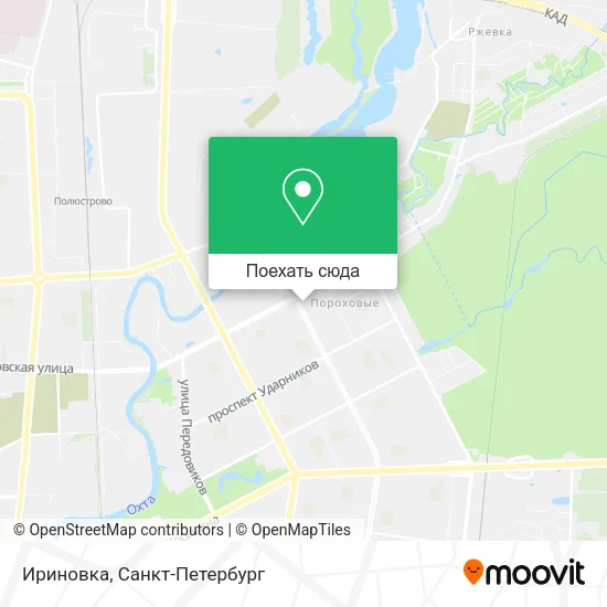 Карта Ириновка