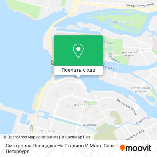 Карта Смотровая Площадка На Стадион И Мост