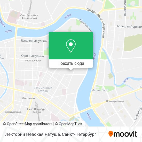 Карта Лекторий Невская Ратуша