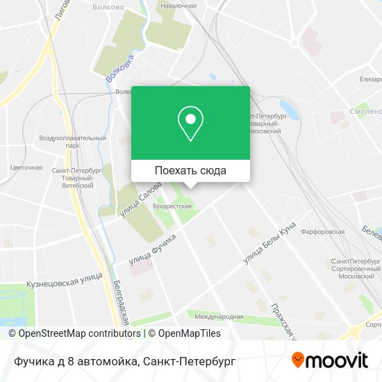 Карта Фучика д 8 автомойка